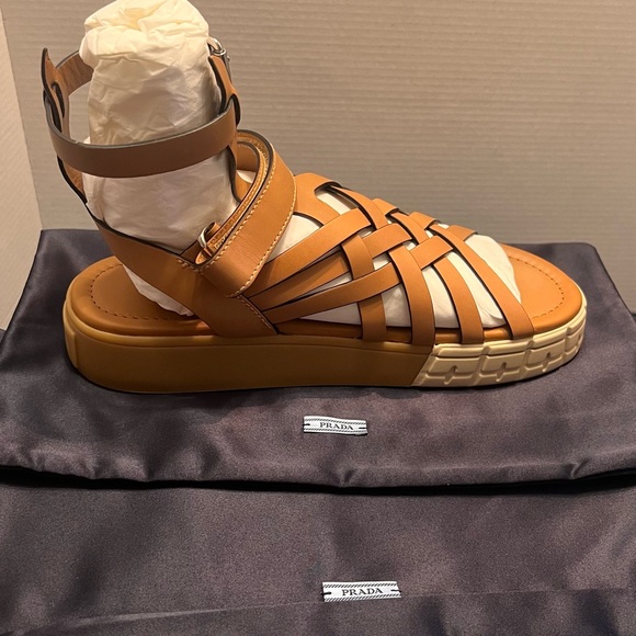Prada Leather Sandals - Picture 6 of 8